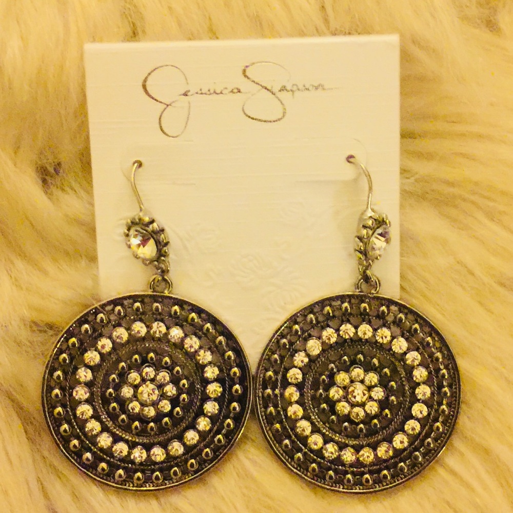 Round Drop Earrings